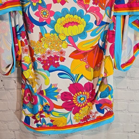 Trina Turk Fontaine Beach Tunic Cover Up NWT - Picture 3 of 11